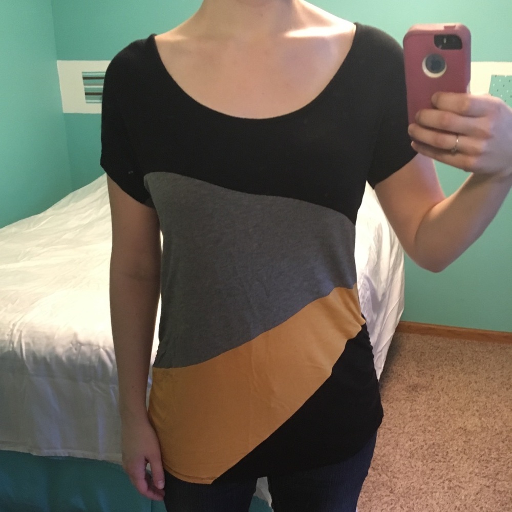 Diagonal block tee